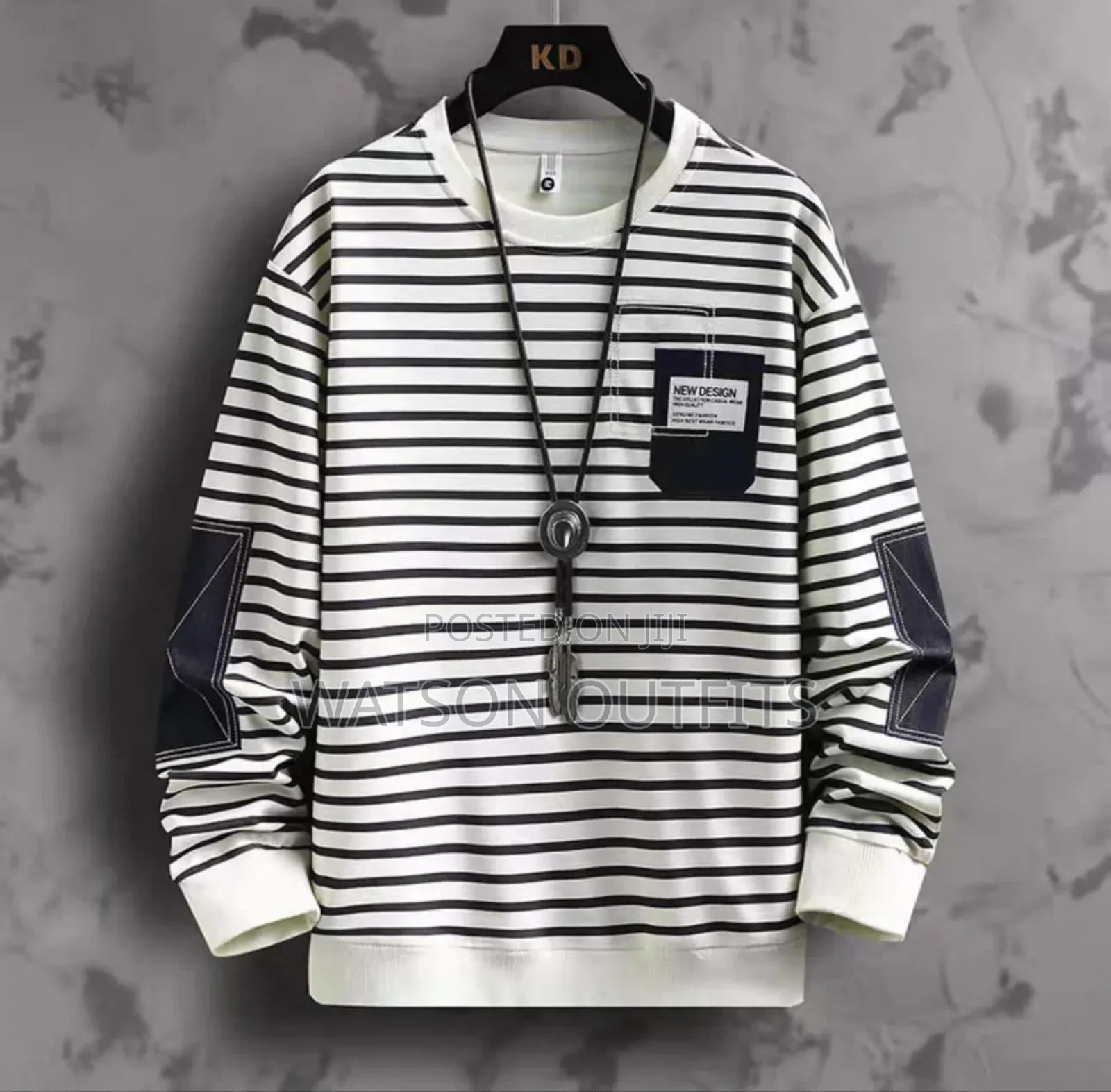 Sweta Round Collar,Unisex Na Original La Mistari