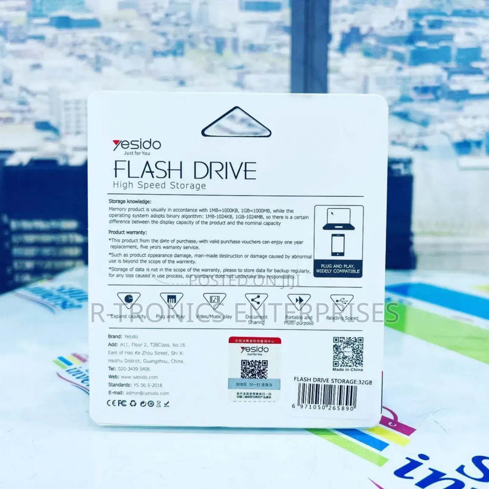 Yesido Metal Fast Data 128gb Usb2.0 U Disk Usb Flash Disk