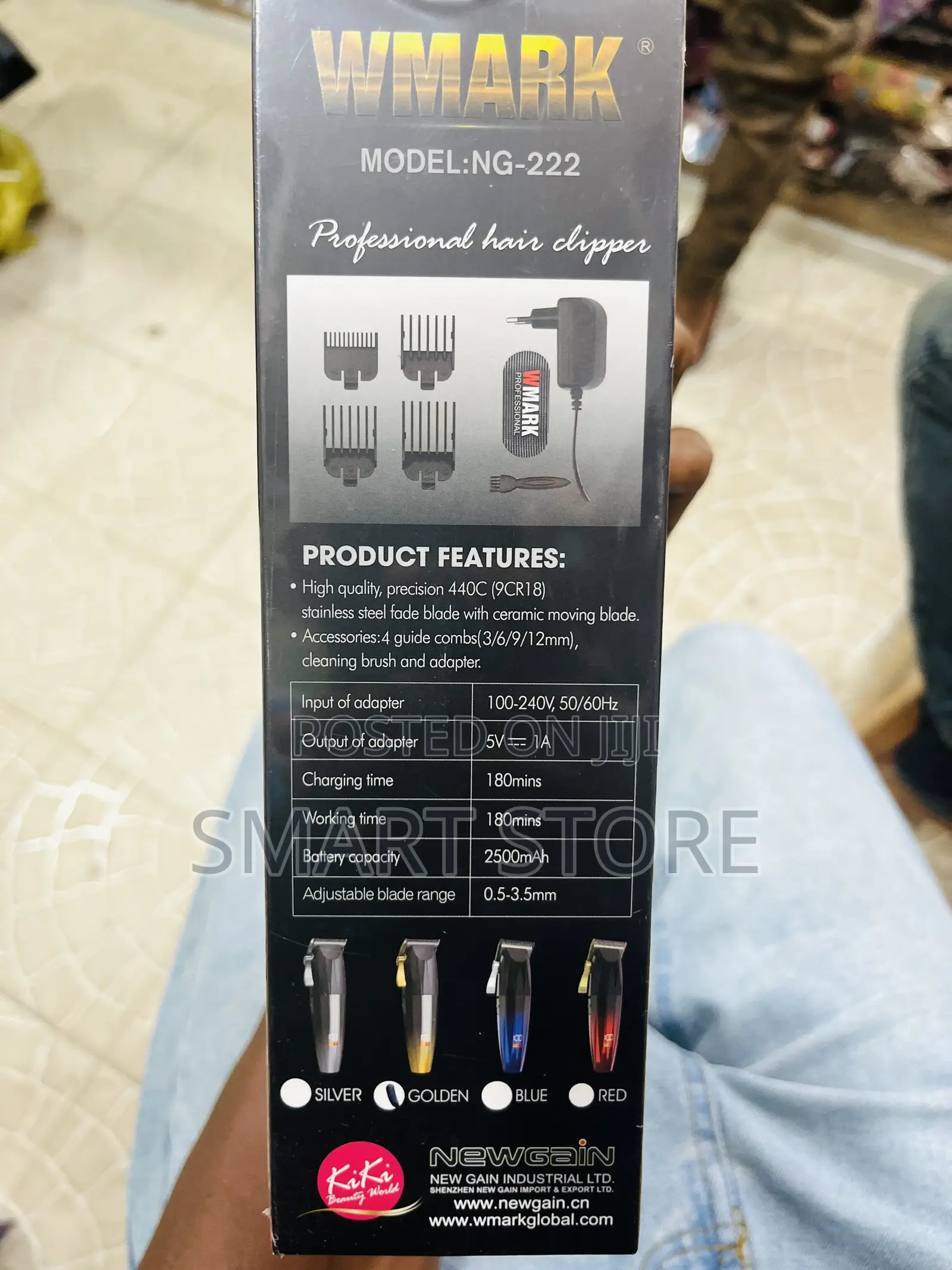 Wmark Professional Hair Cliper Ng 222