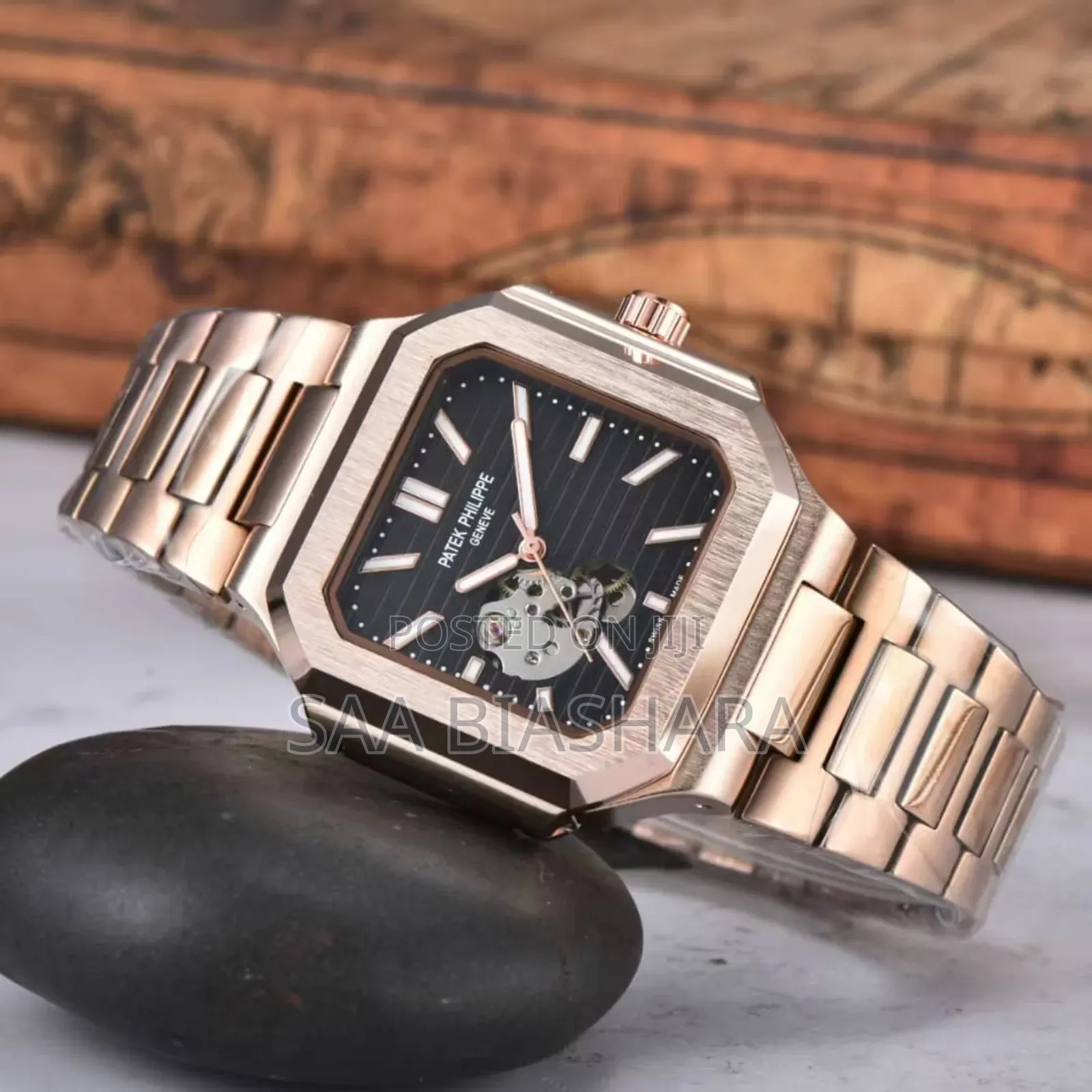 Pattek Phillipe Gw 985 Rose Gold and Black