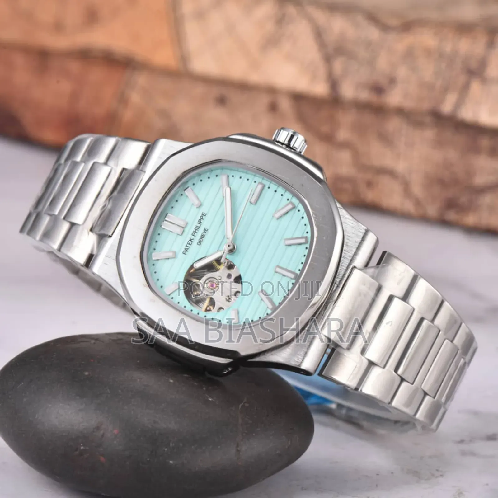Patek Phillipe Bw 985 Silver and Light Blue Original