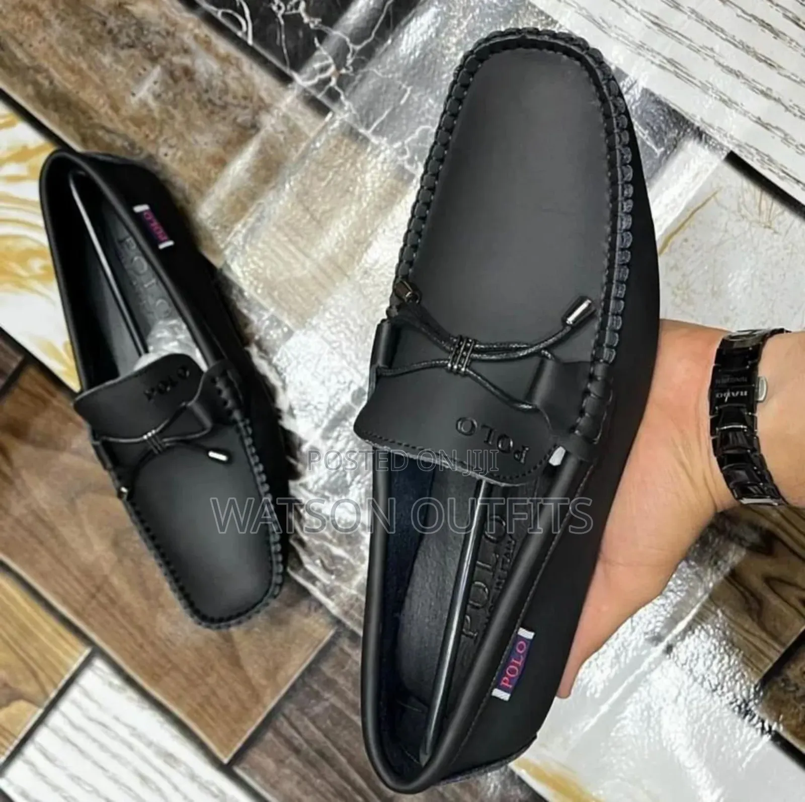 Men's Leather Simpo Shoes Original Na Mpya