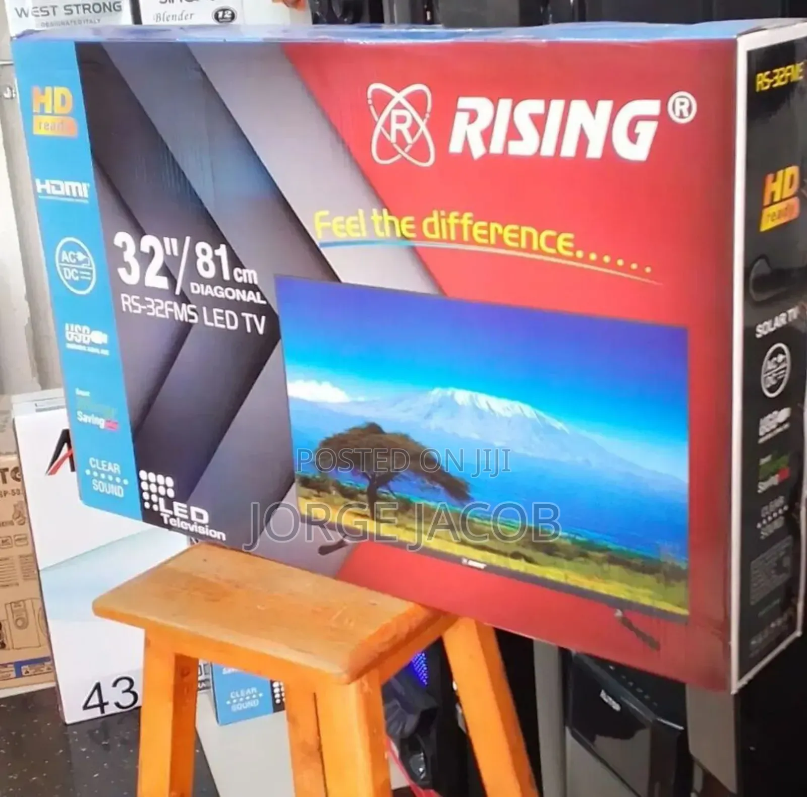 32-Inch Rising Brand Solar Tv