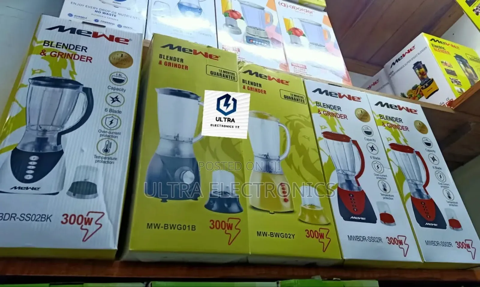 Mewe Blender With Capacity of 1.5 L and 300 Watts