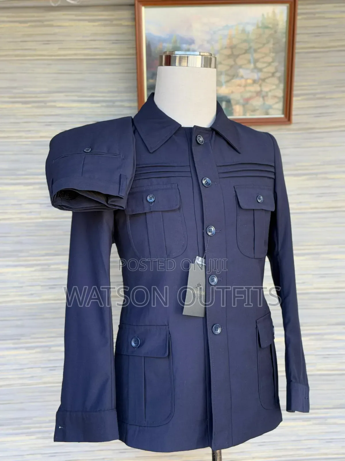 Four Pockets Ready Made Safari Suits