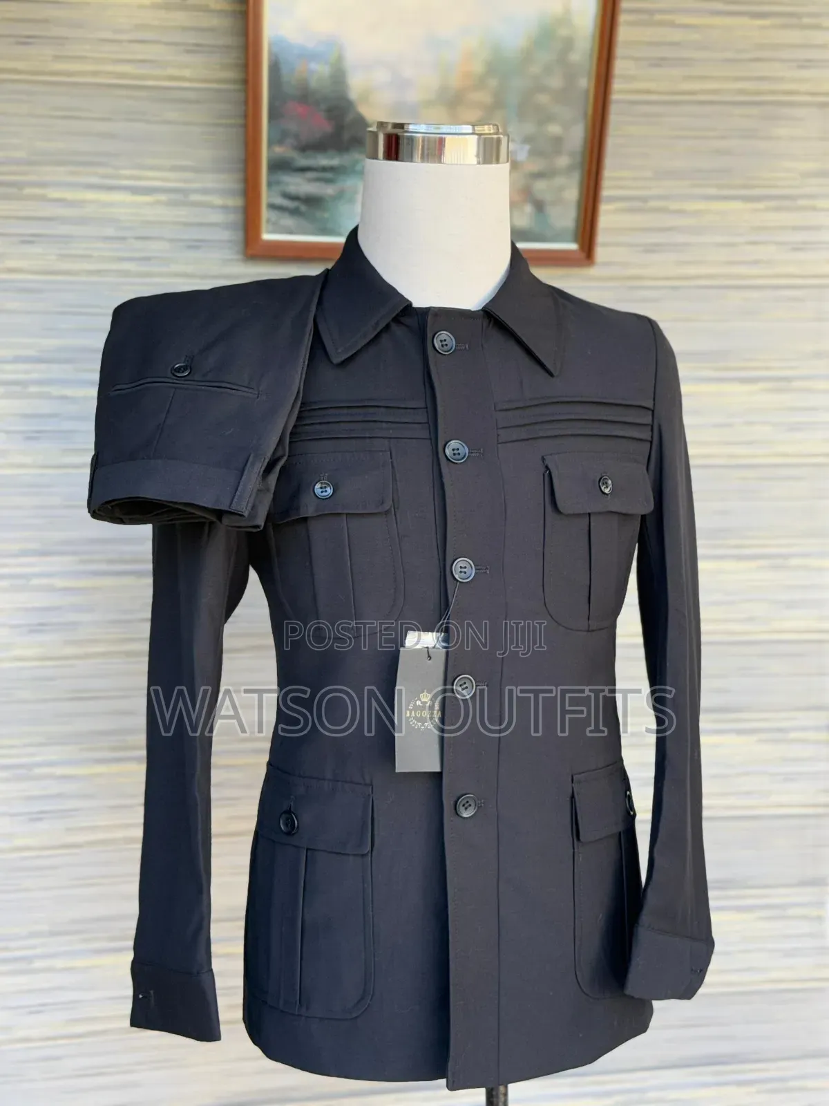 Safari Suits Za Four Pockets Coat New and Original