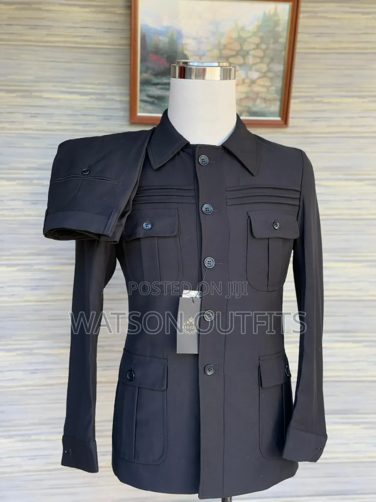 Safari Suits Za Four Pockets Coat New and Original