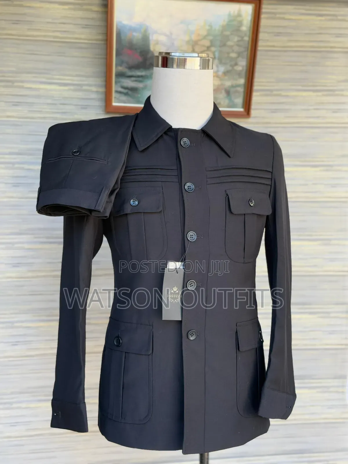 Safari Suits Za Four Pockets Coat New and Original