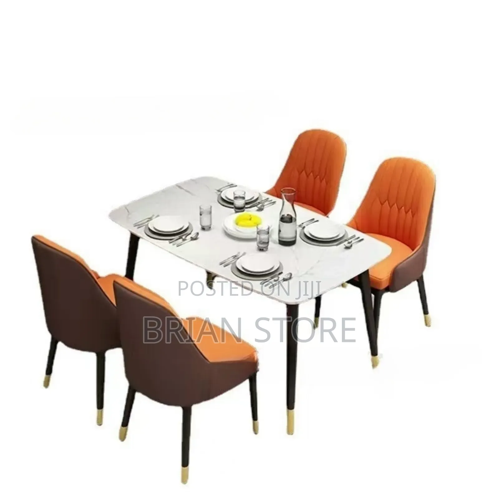 Dining Set 4 Chairs 1table (Meza Ya Dining Yenye Viti 4)