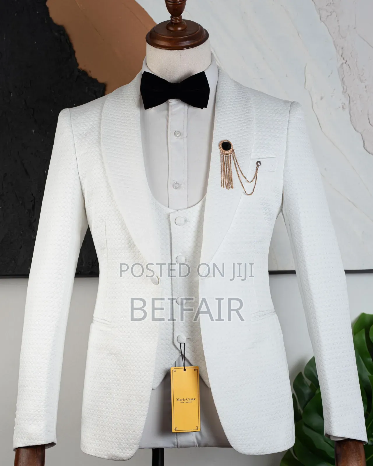 Mario Casas White Suit