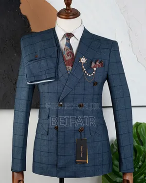 Double Breasted | Blue Draft Suit