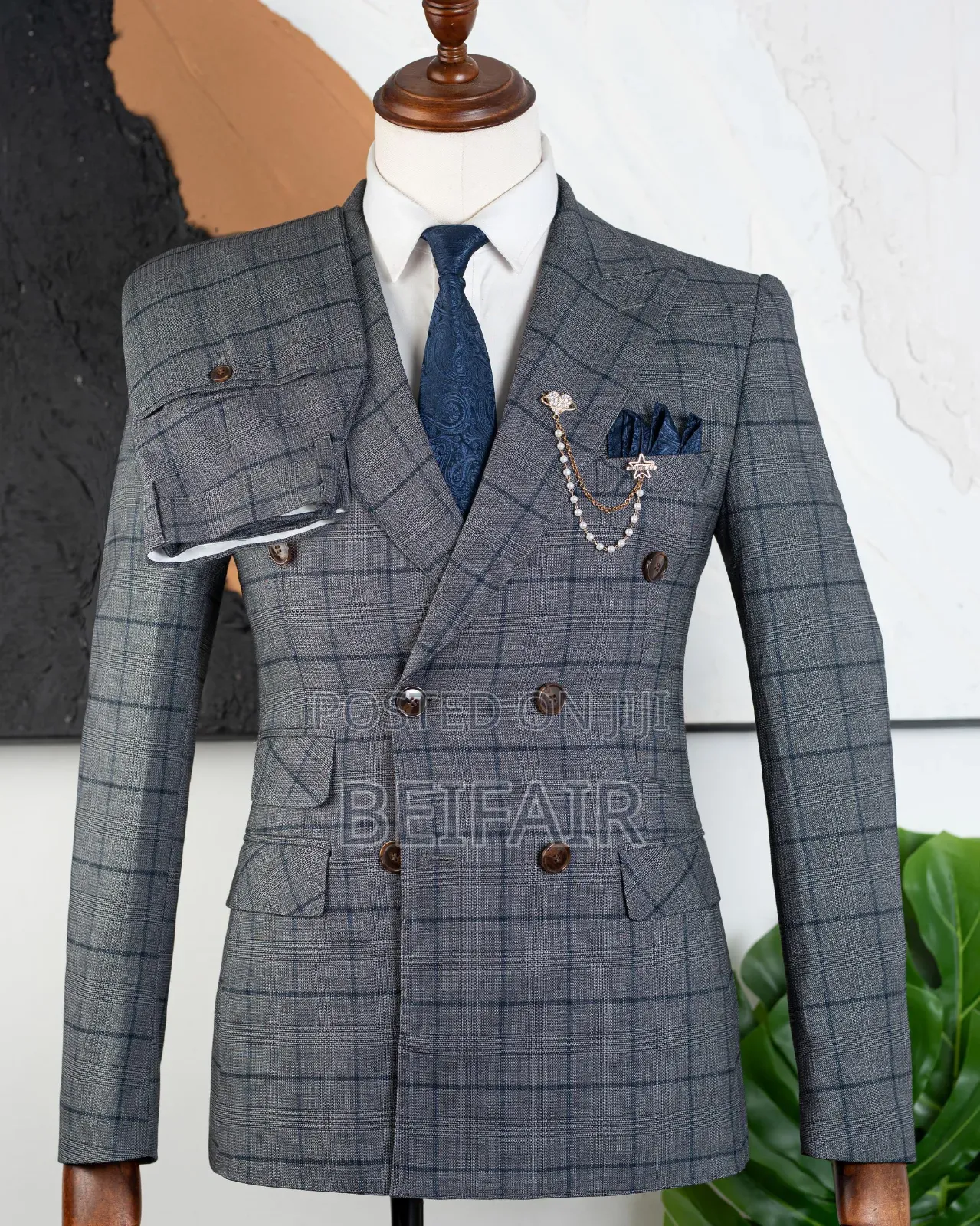 Double Breasted | Grey Draft Suit