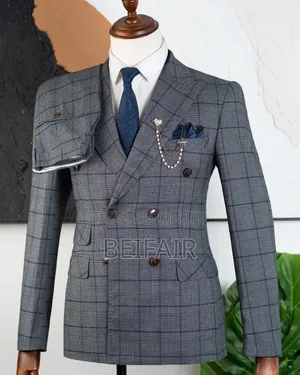 Double Breasted | Grey Draft Suit