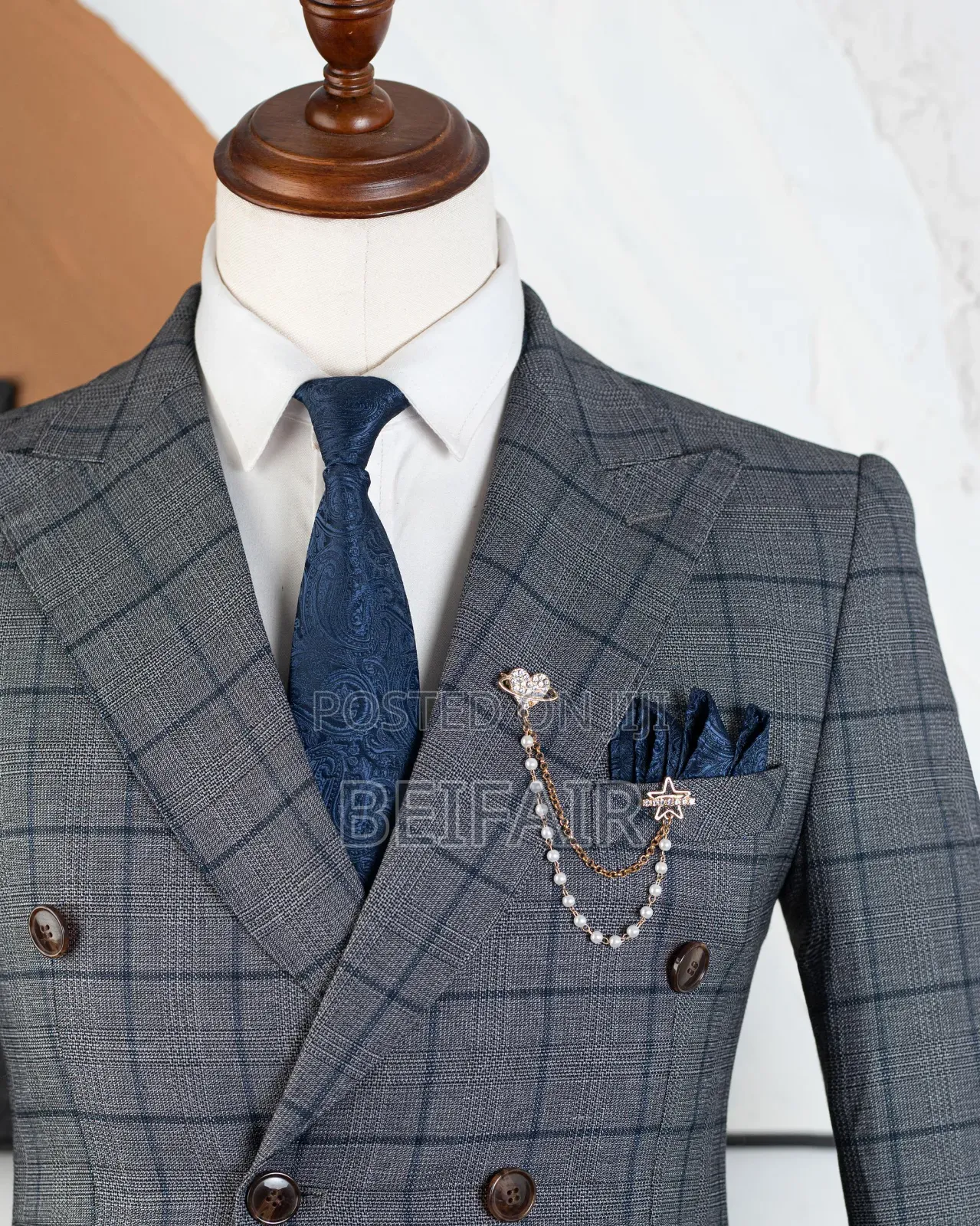 Double Breasted | Grey Draft Suit