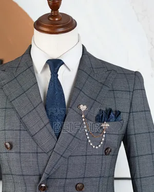 Double Breasted | Grey Draft Suit
