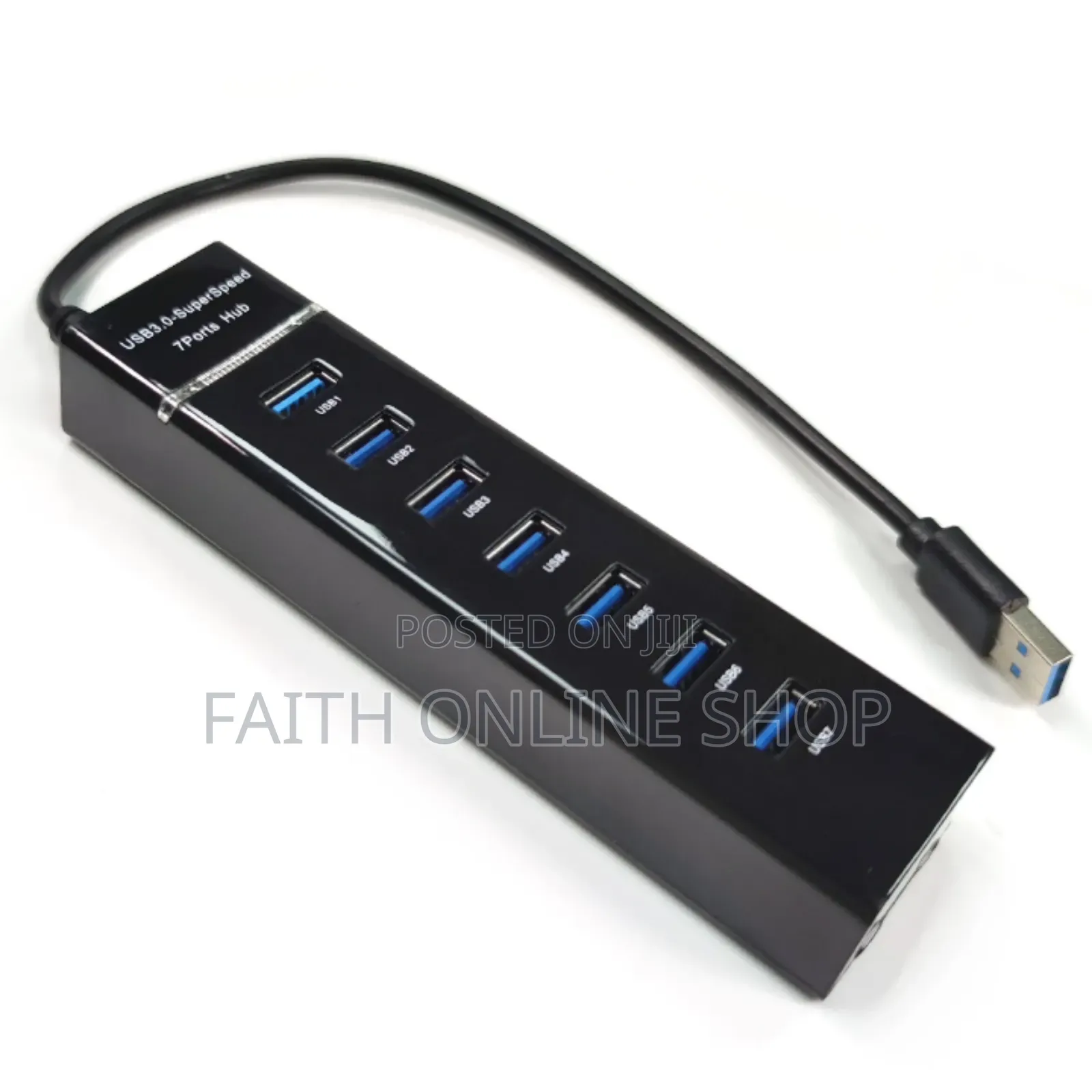 Usb Hub 3.0 - 7-Port Multi Usb Hub for Pc and Laptop