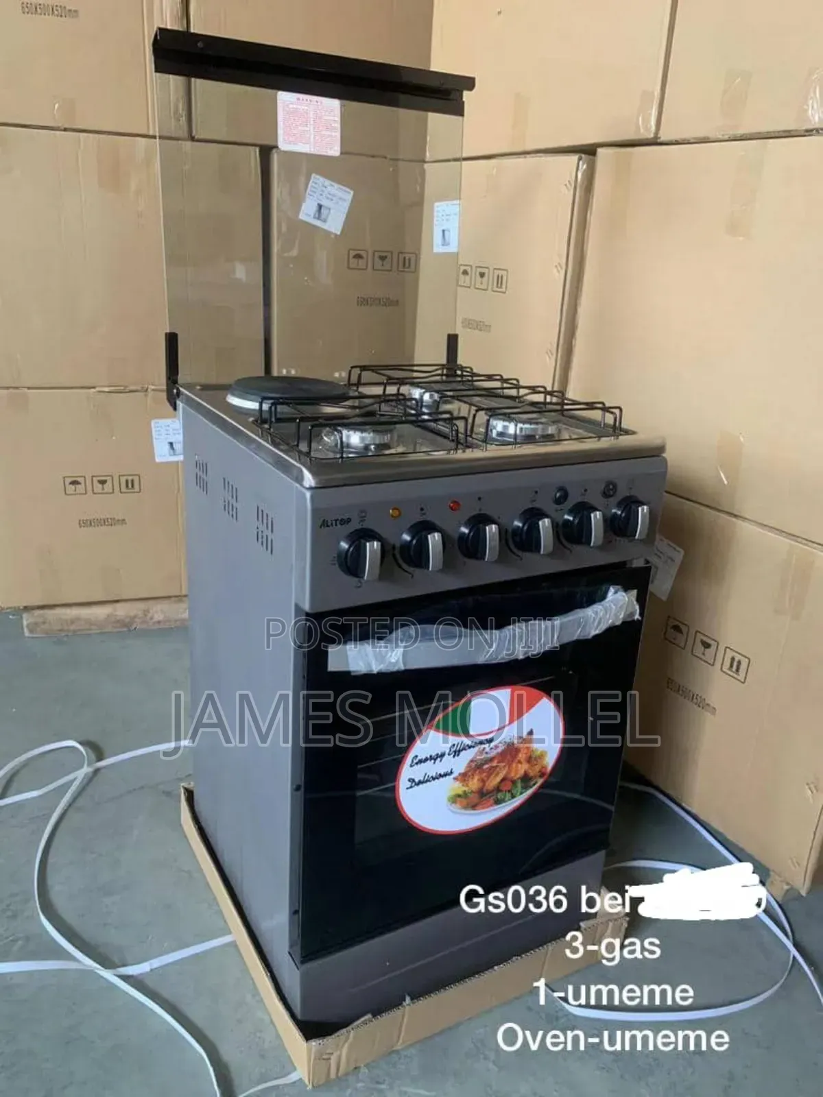 Globalstar Cooker Plate 3 Za Gas Na Umeme 1 + Oven