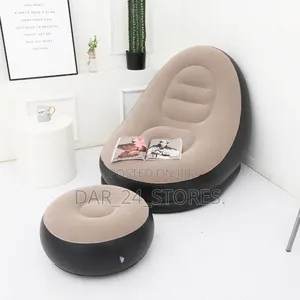 Lazy Air Sofa With Stool.