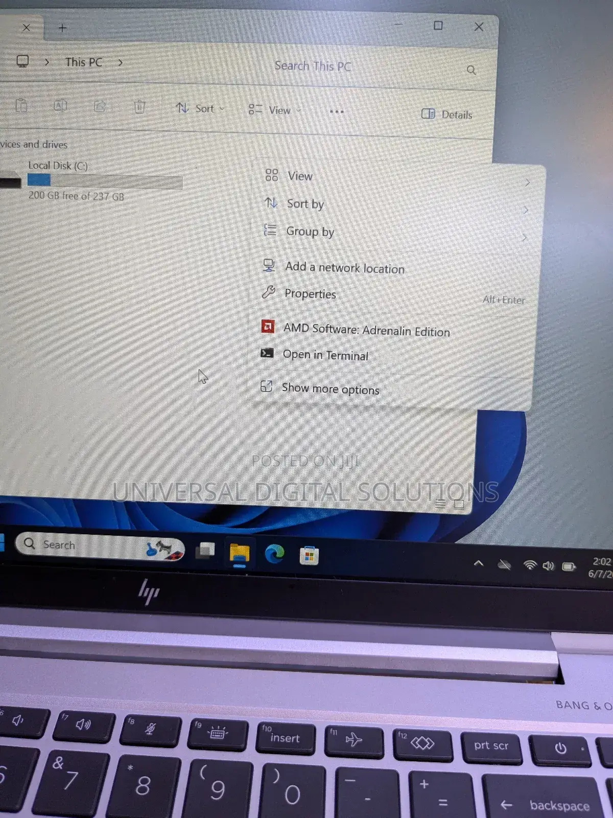 New Laptop HP EliteBook 845 G7 16GB AMD Ryzen 5 SSD 256GB