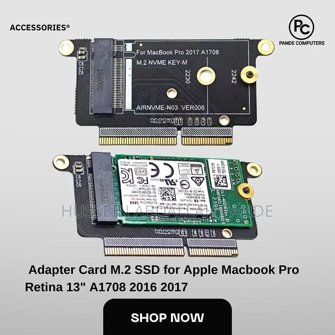 Adapter for Macbook Pro 2017 SSD M.2 Nvme