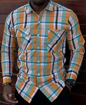 Shati Za Kiume Classically Best Za Double Pockets Original