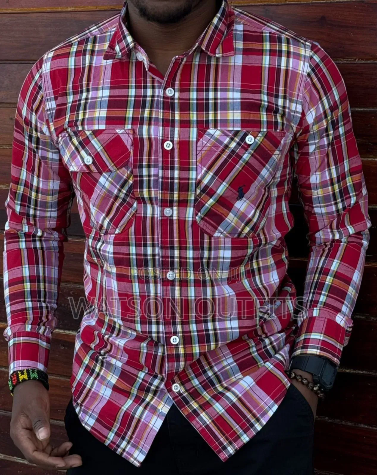 Shati Za Kiume Classically Best Za Double Pockets Original