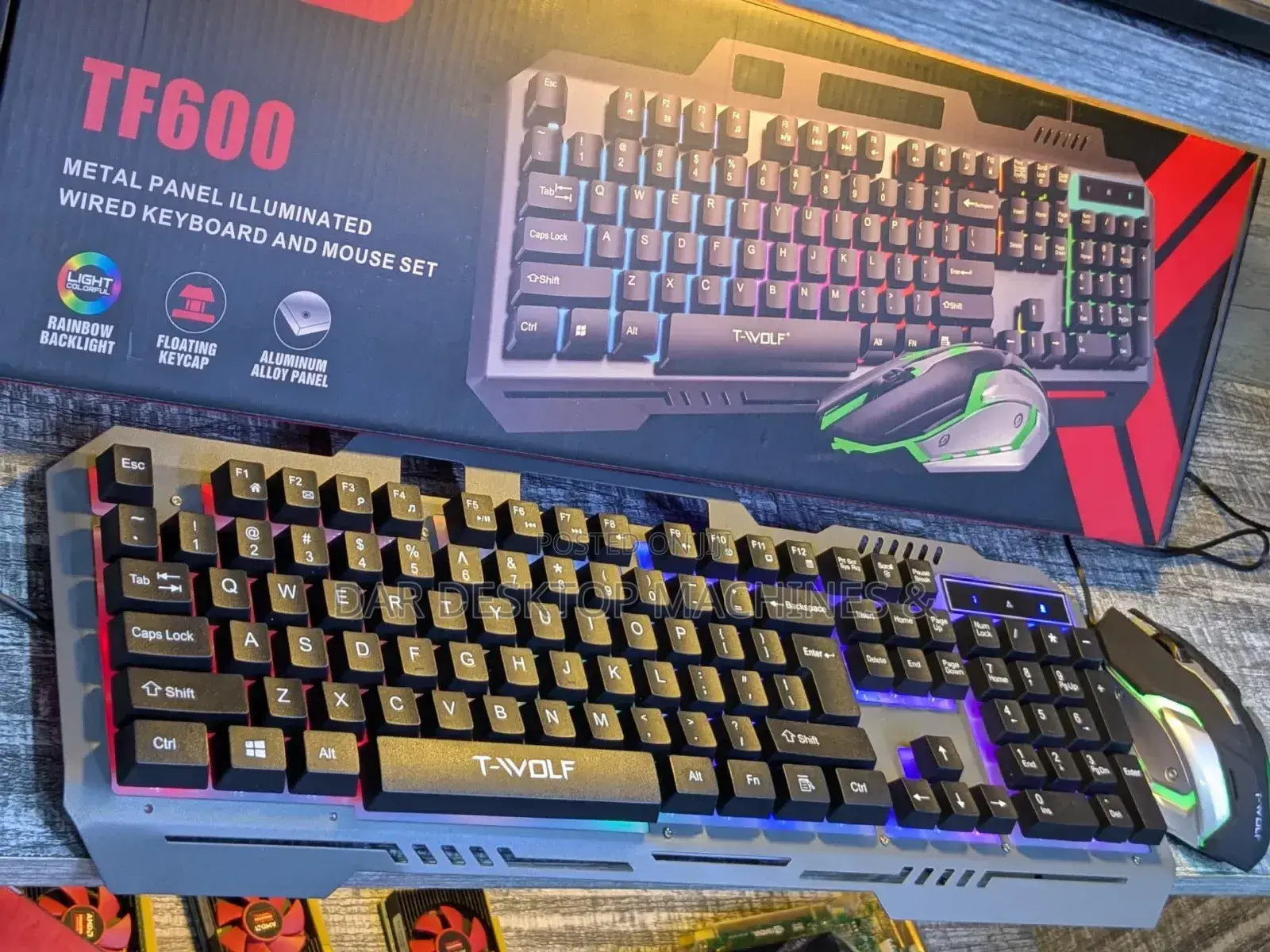 Gaming Keyboard Mouse Set