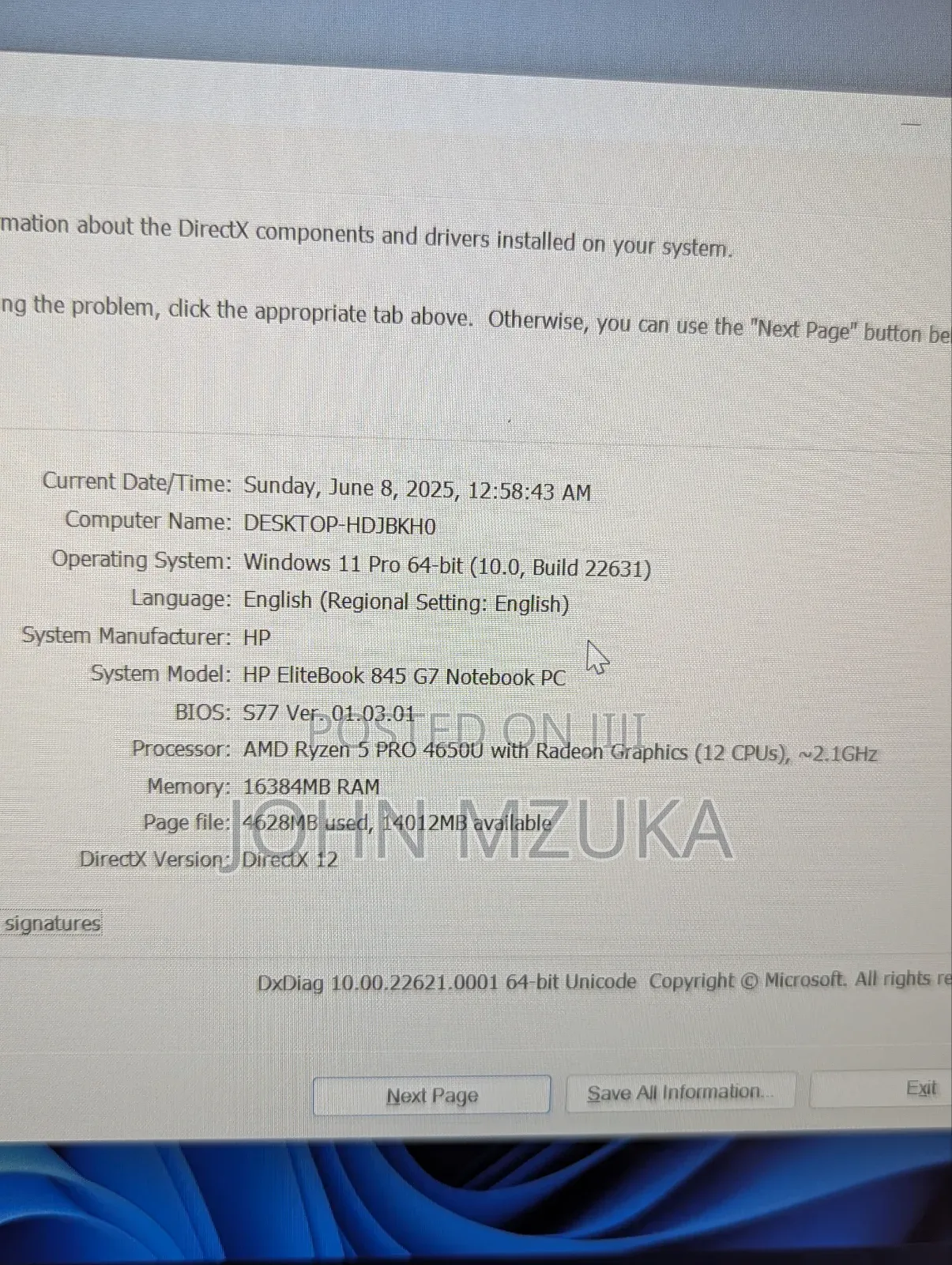 Laptop HP EliteBook 845 G7 16GB AMD Ryzen 5 SSD 256GB