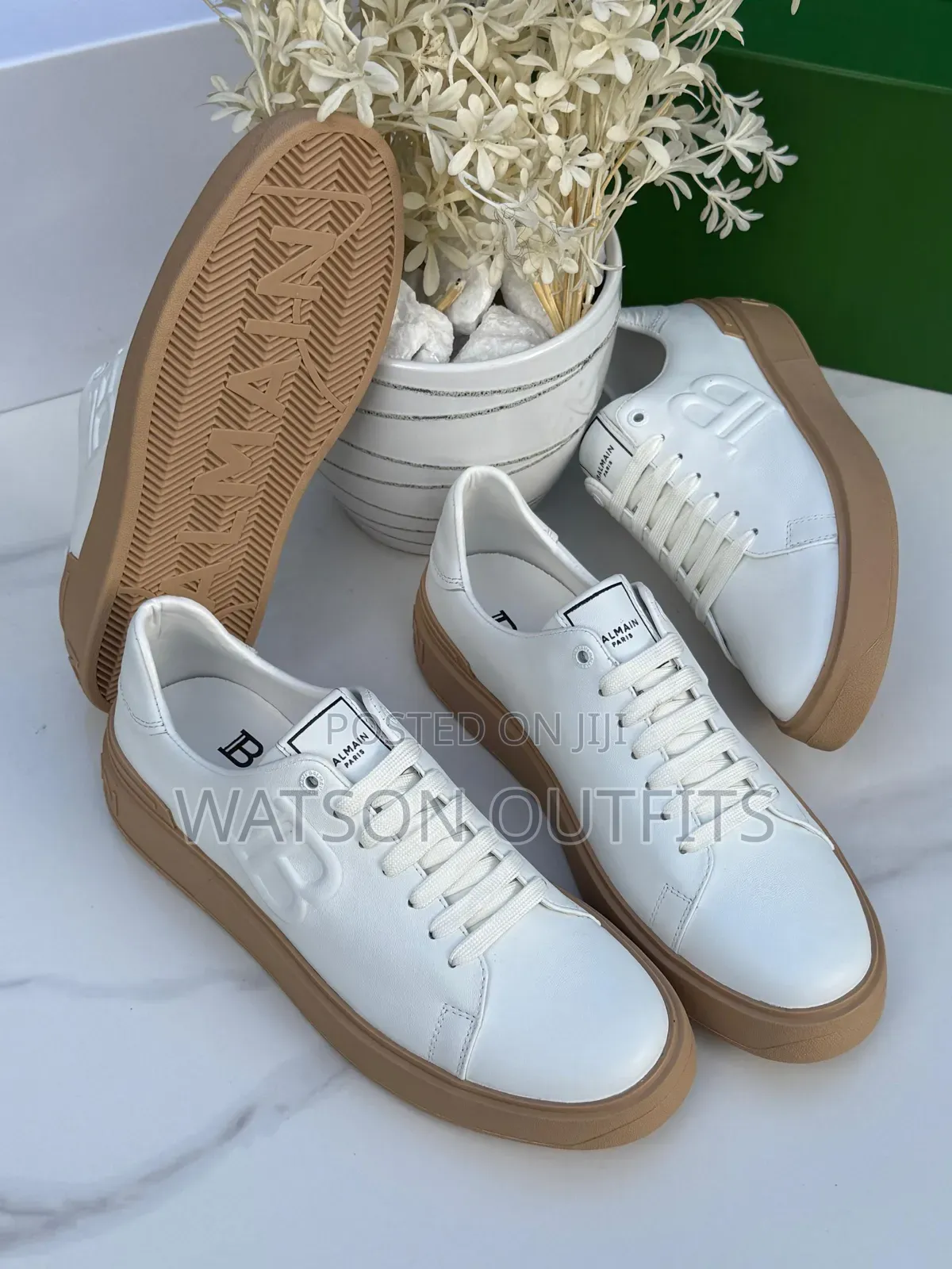 Men's Leather Shoes Za Balmain Original Na New