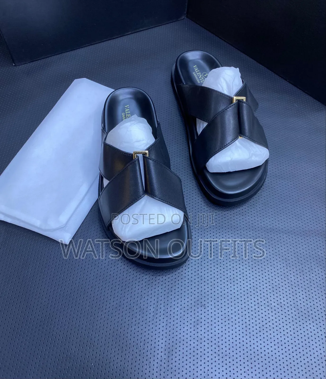 Men's Leather Sandals Original Za H Yenye Maana Hermes