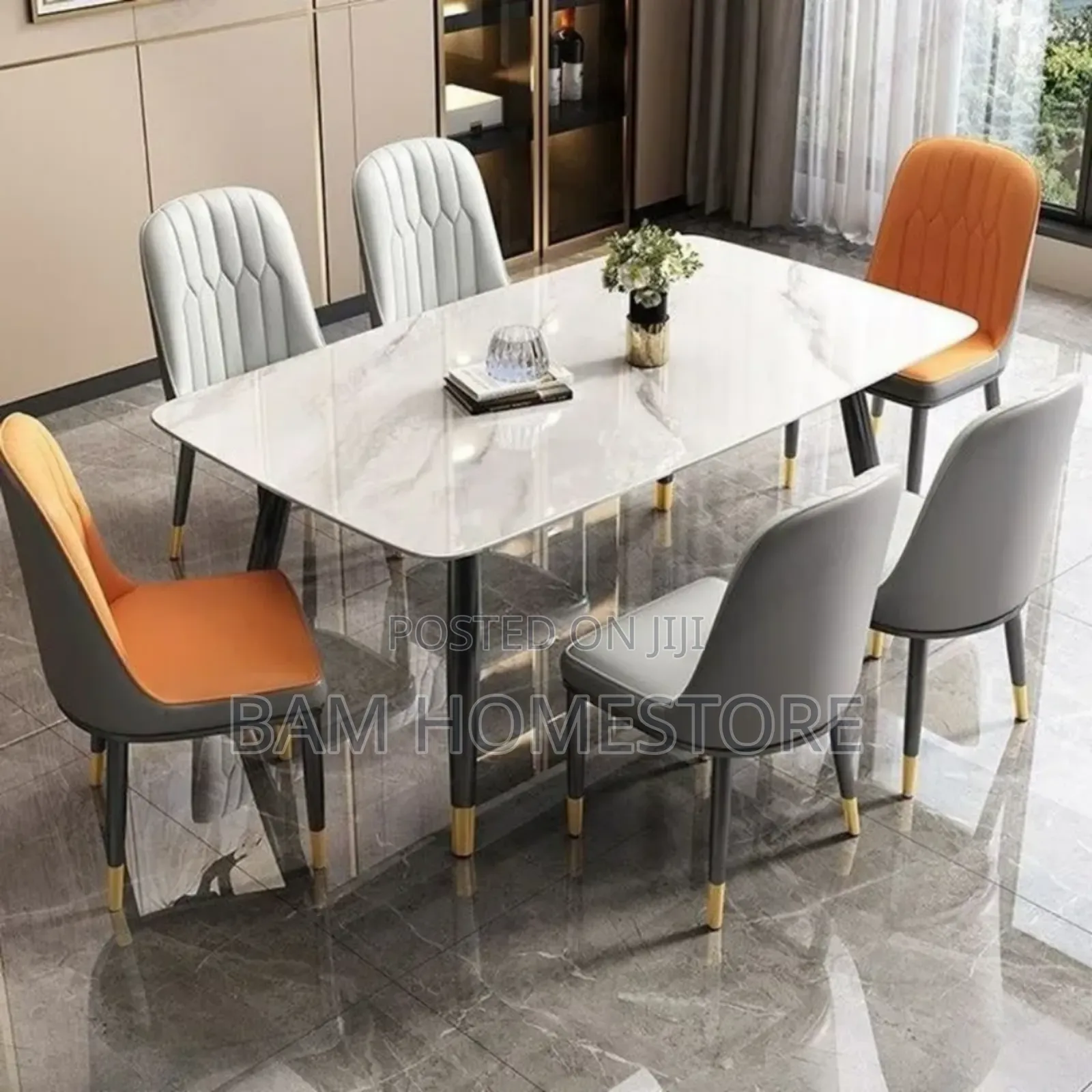 Elegant Dining Set (Meza+ Viti 6)