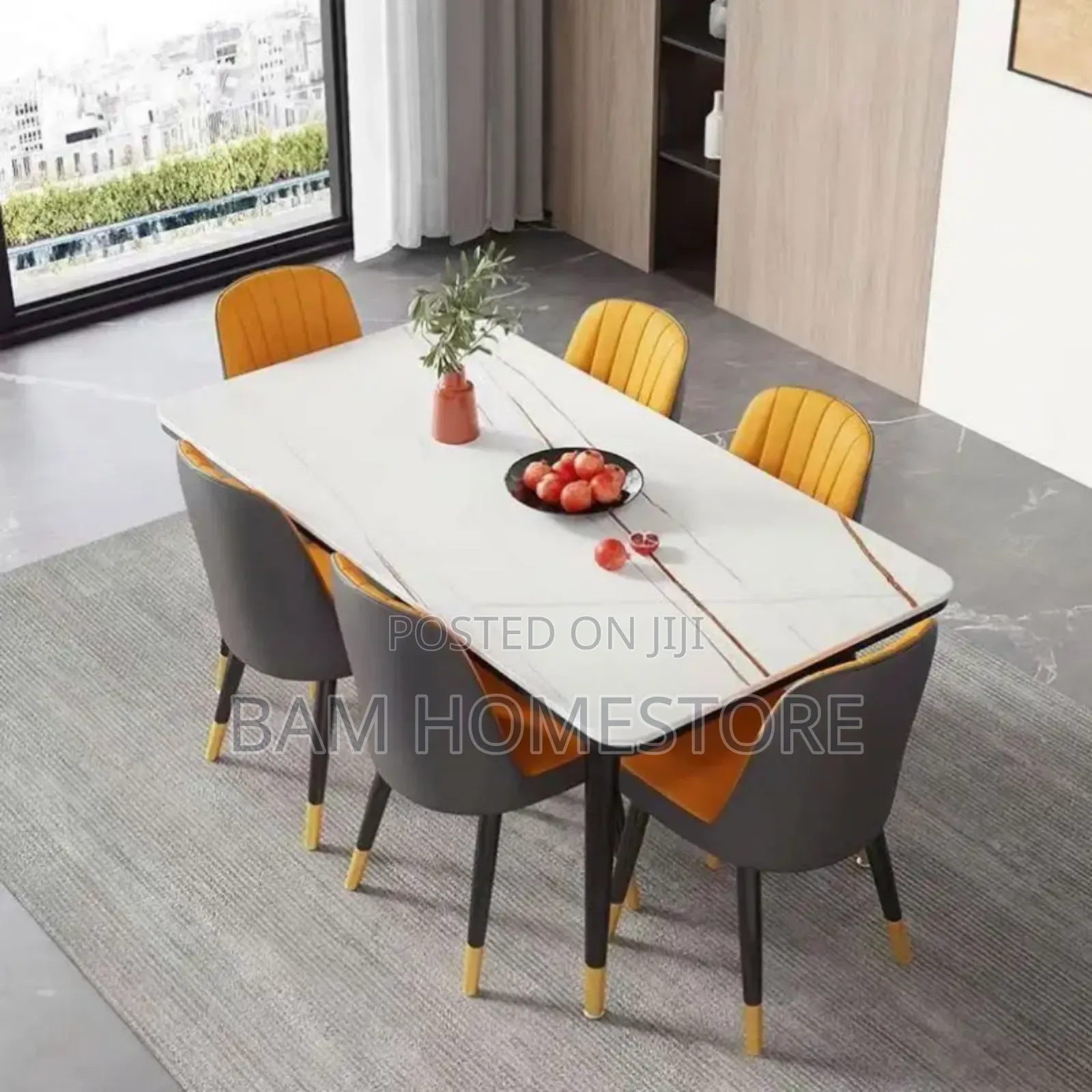 Elegant Dining Set (Meza+ Viti 6)