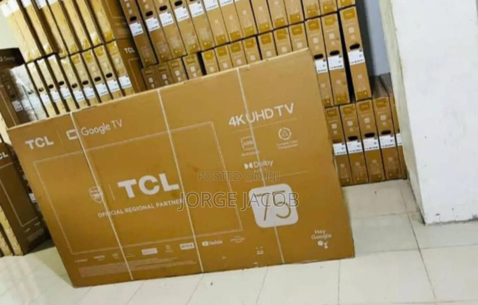 75-Inch TCL Uhd Smart Tv With Google Tv
