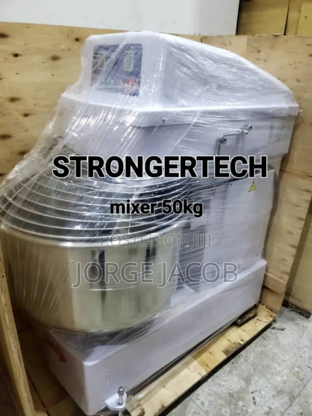 Strongertech Spiral Mixer With a 50kg Capacity,For Bakeries