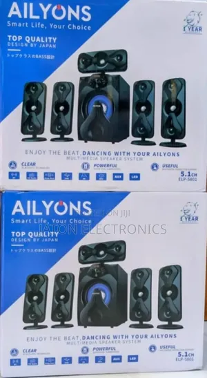 Ailyons Subwoofer Elp5801 5 Speakers