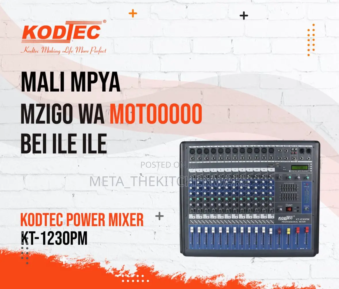 Kodtec Power Mixer 12 Channel Kt-1230pm
