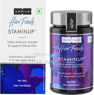 Photo - Kapiva Staminup Capsules -Modern Ayurvedic Solution 17 Herbs
