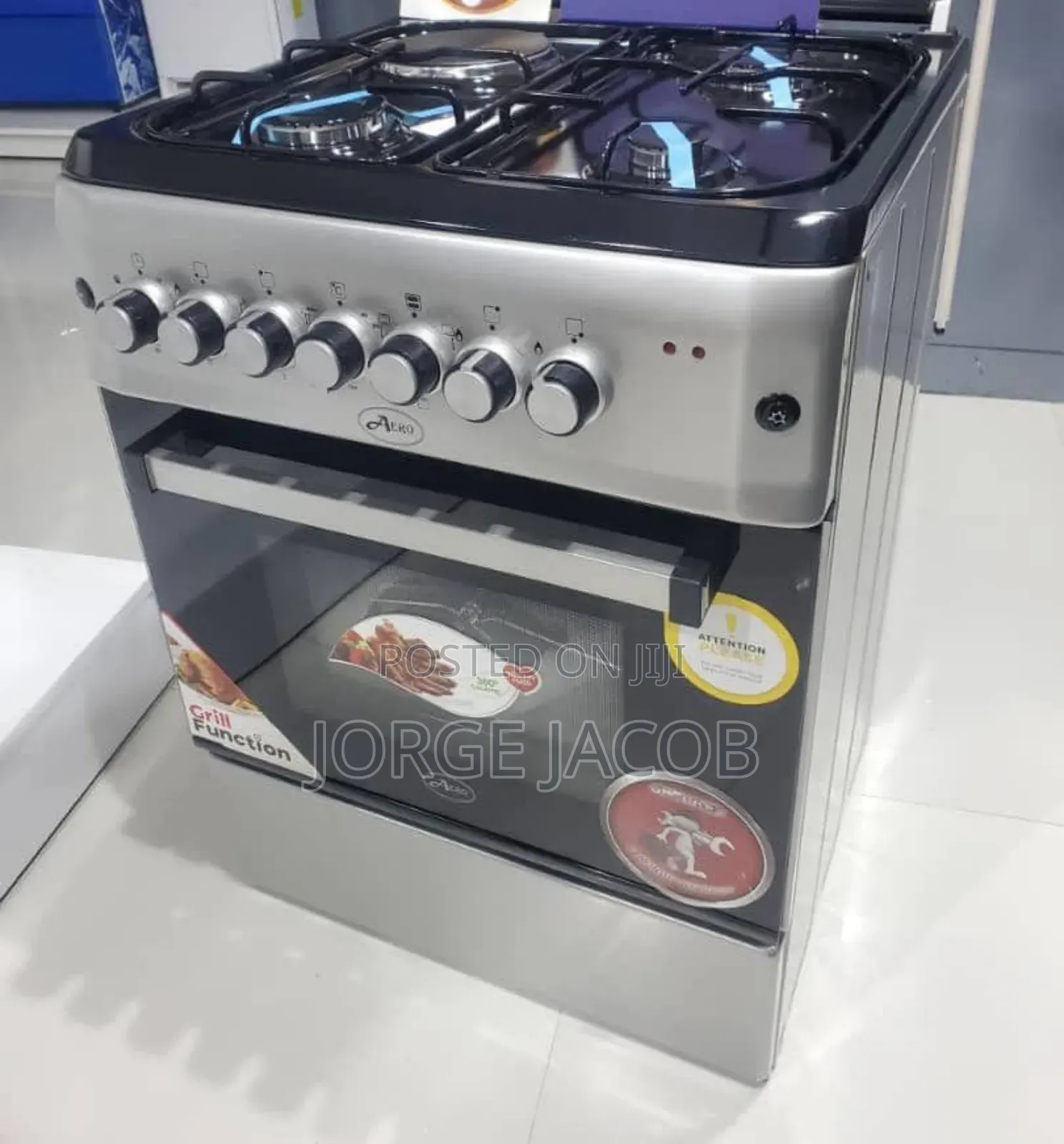 Aero Gas Cooker Model Agc 6631bl/Sv