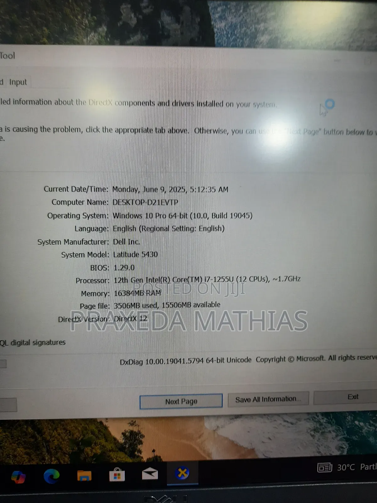 Laptop Dell Latitude 5430 16GB Intel Core I7 SSD 512GB