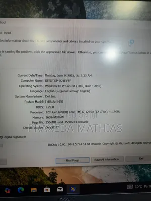 Laptop Dell Latitude 5430 16GB Intel Core I7 SSD 512GB