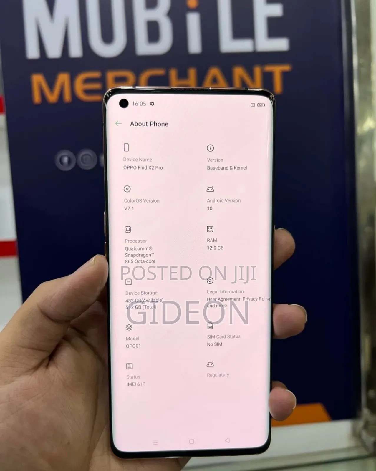Oppo Find X2 Pro 512 GB Orange