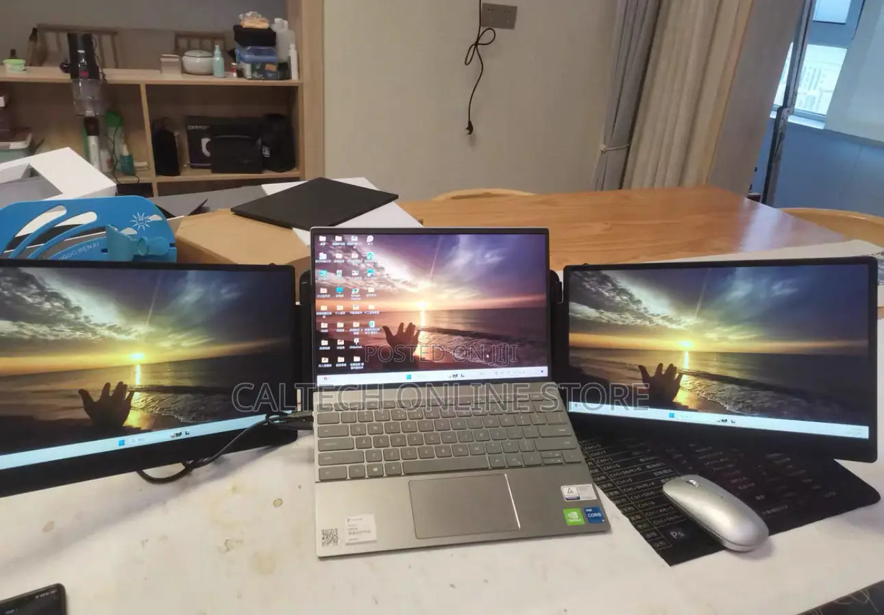 Portable Dual-Screen Monitor