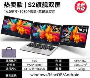 Portable Dual-Screen Monitor