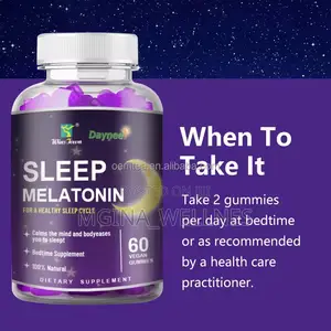 Sleep Melatonin Gummies, Natural Support Healthy Sleep