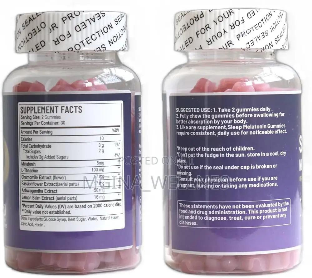 Sleep Melatonin Gummies, Natural Support Healthy Sleep