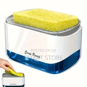2-in-1 Kitchen Soap Dispenser With Sponge Holder