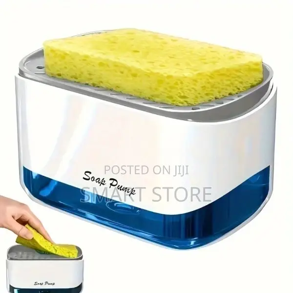 2-in-1 Kitchen Soap Dispenser With Sponge Holder