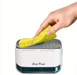 2-in-1 Kitchen Soap Dispenser With Sponge Holder