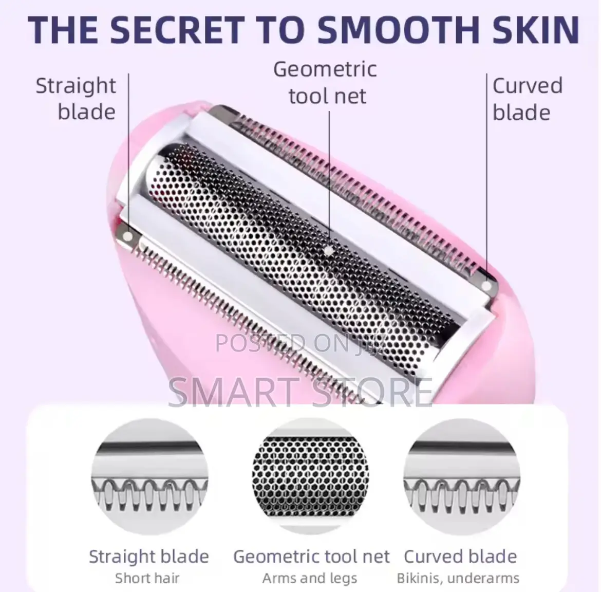 Kemei Km-3018 Electric Rechargeable Lady Shaver Hair Remover