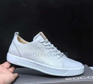 Men's White Leather Materials Shoes From Turkey